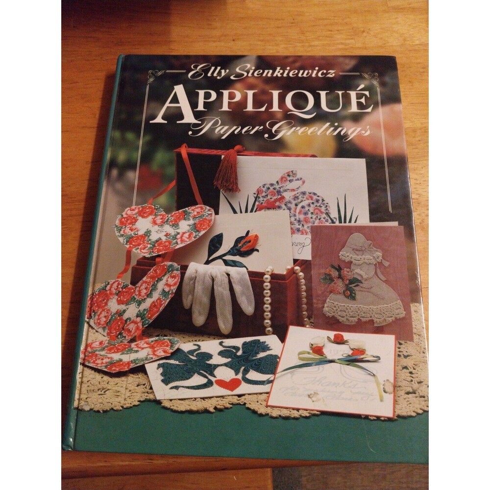Elly Sienkiewicz Appique Paper Greetings Vintage Book